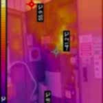 Thermal ölçümle elde edilen pano içi sıcaklıklar